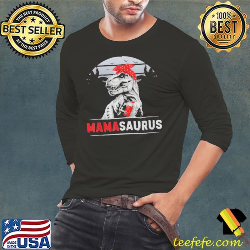 Mamasaurus Retro Dinosaur Family Day Mama Saurus Humor Vintage shirt