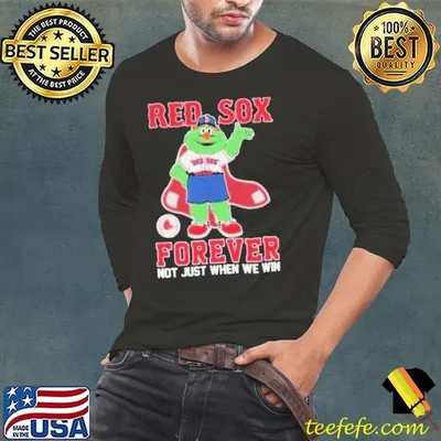 Mascot Boston Red Sox forever not just when we win shirt