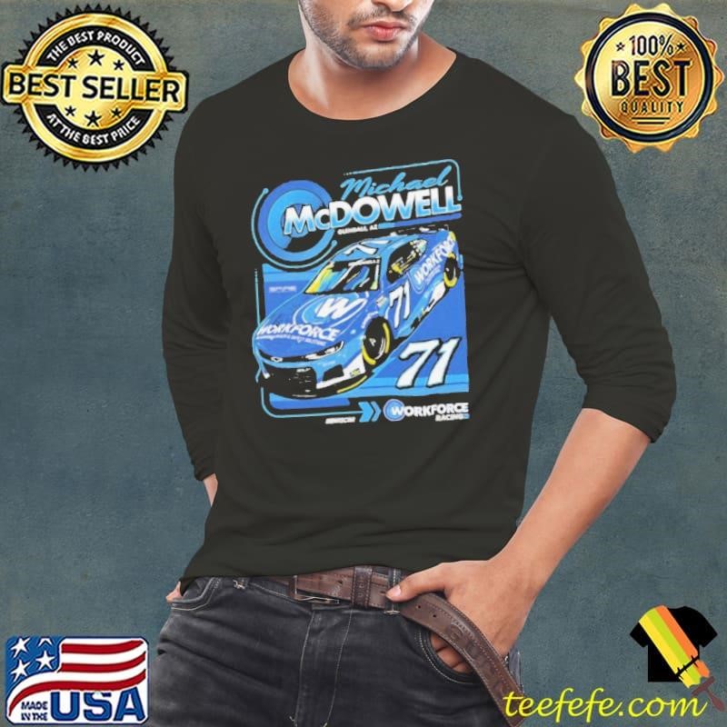 Michael McDowell No 71 Chevrolet ZL1 for Spire Motorsports Long Sleeve Tee