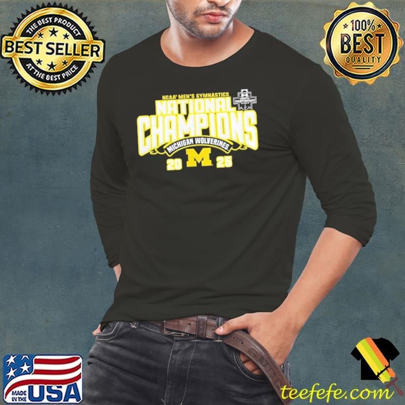 Michigan Wolverines 2025 NCAA Men’s Gymnastics National Champions shirt