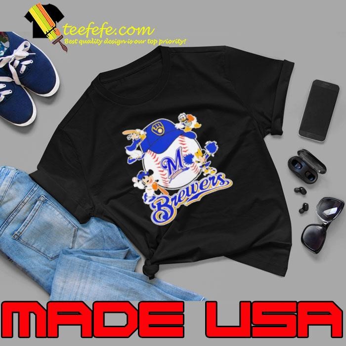 Mickey and friends Milwaukee Brewers baseball Unisex