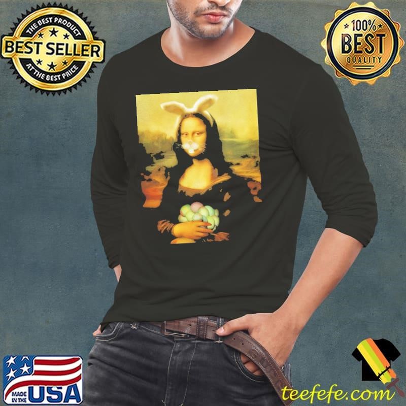 Mona Lisa The Easter Bunny shirt
