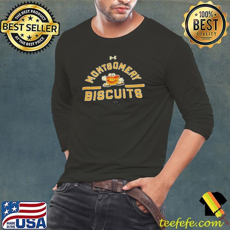 Montgomery Biscuits Baseball Team Arc Long Sleeve Tee
