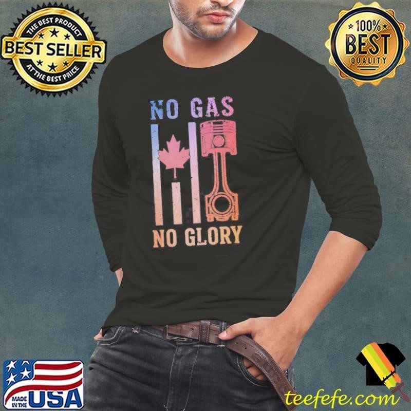 No Gas No Glory Retro Long Sleeve Tee