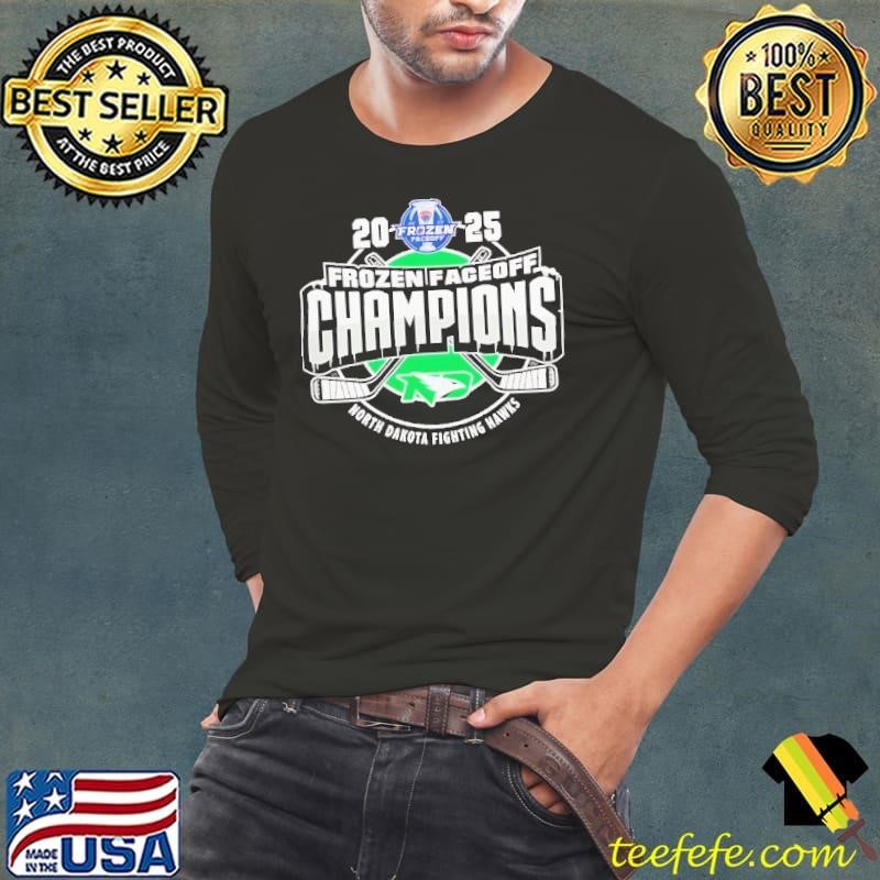 North Dakota Fighting Hawks Men’s Hockey 2025 NCHC Frozen Faceoff National Champions shirt