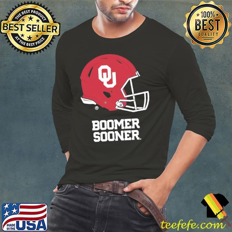 Oklahoma Sooners Infant Dripping Football Helmet Long Sleeve Tee