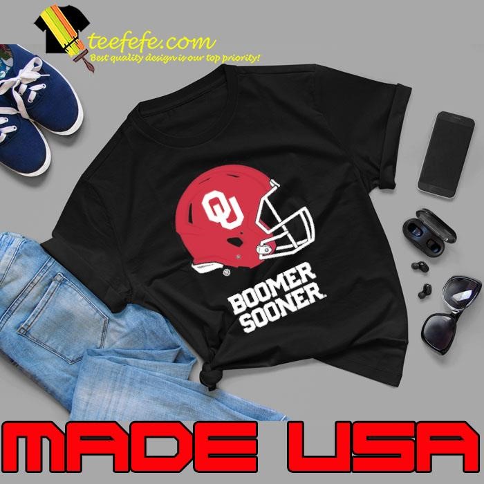 Oklahoma Sooners Infant Dripping Football Helmet Shirt