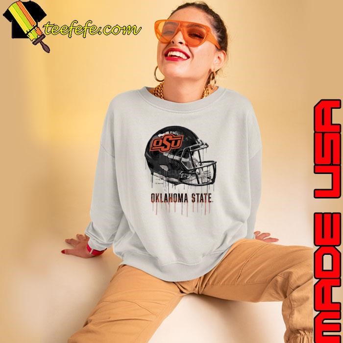 Oklahoma State Cowboys Infant Dripping Football Helmet Sweatshirt