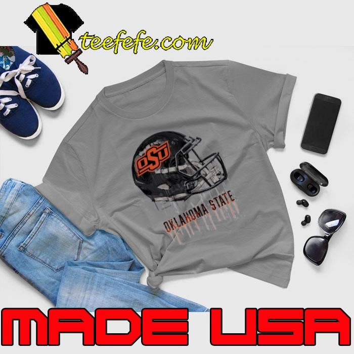 Oklahoma State Cowboys Infant Dripping Football Helmet Shirt