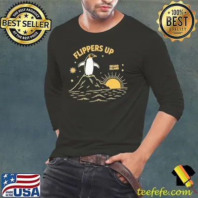 Penguins Flippers Up Heard Island Tariffs FDT shirt