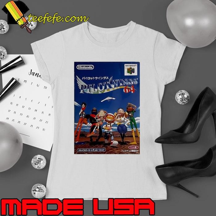 Pilotwings 64 poster Ladies tee