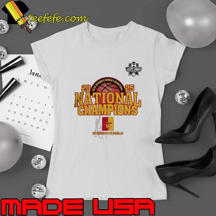 Pittsburg State Gorillas 2025 NCAA Division II Women’s Basketball National Champions Ladies tee