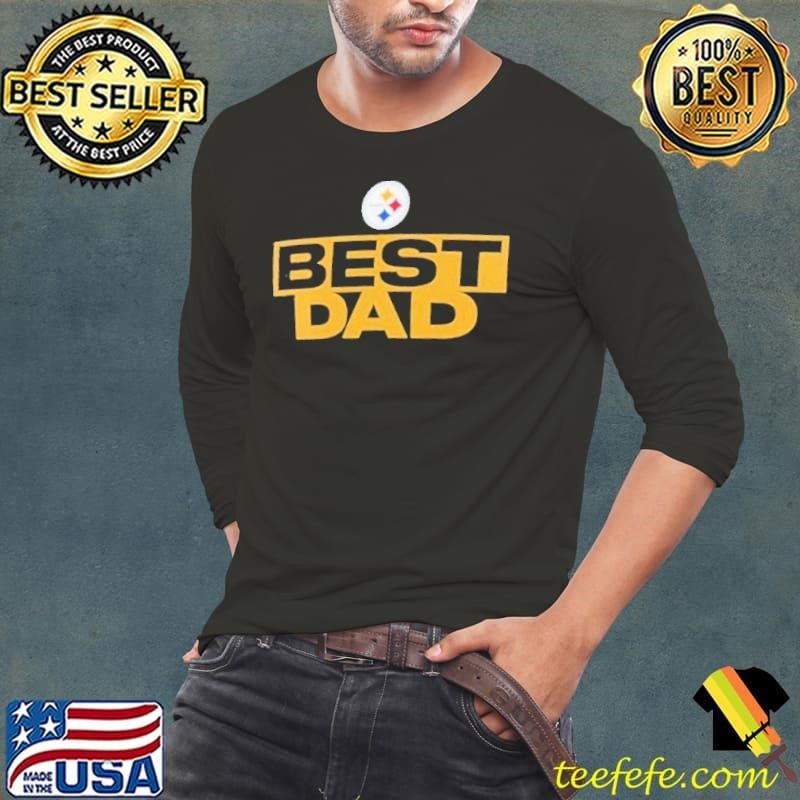 Pittsburgh Steelers Best Dad Long Sleeve Tee