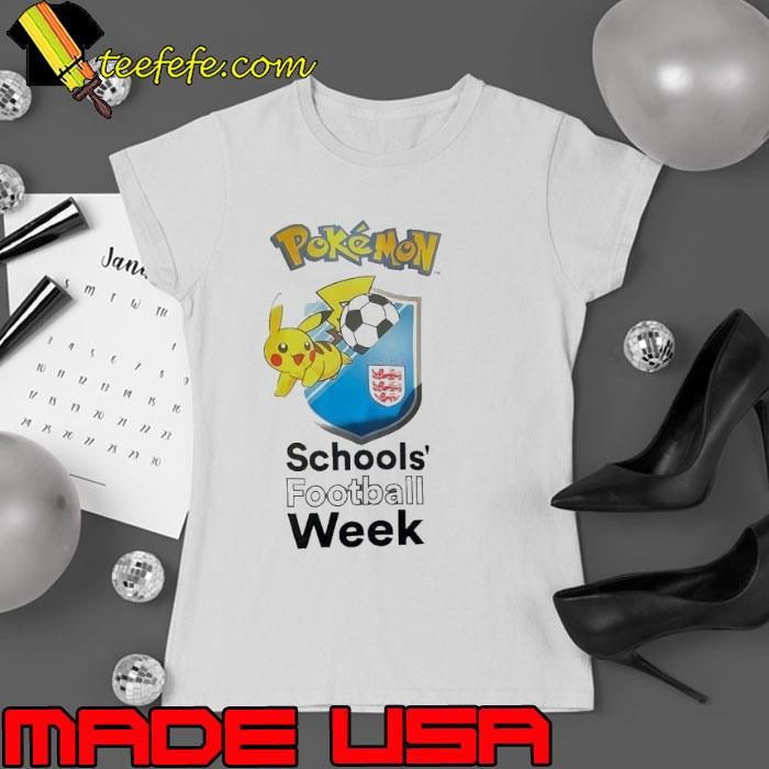 Pokemon schools’ Football Week Ladies tee