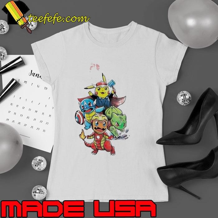 Pokengers Pokemon Avengers Ladies tee