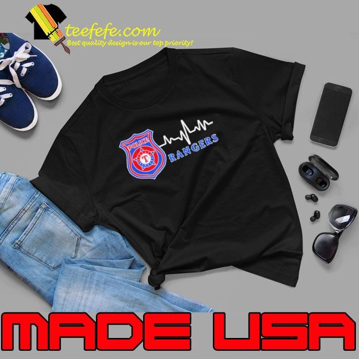 Police heart rate Texas Rangers Unisex