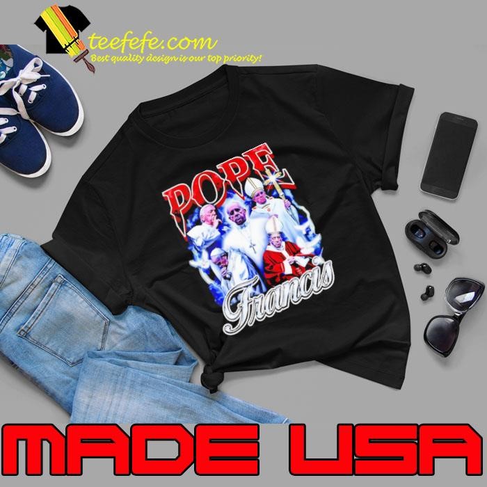 Pope Francis 90s graphic cross Unisex