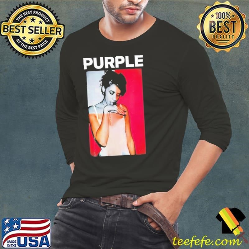 Purple Chloe Sevigny Long Sleeve Tee