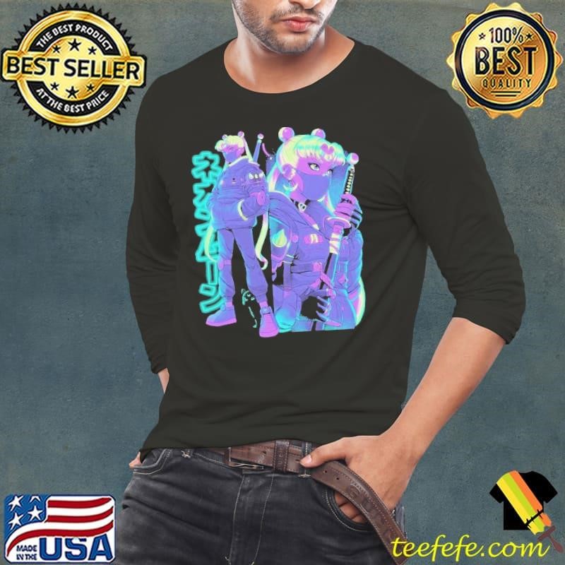 Sailor Moon Neon Moon Zero Long Sleeve Tee