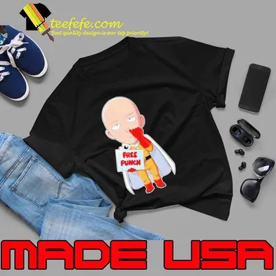 Saitama One-Punch Man free Punch shirt