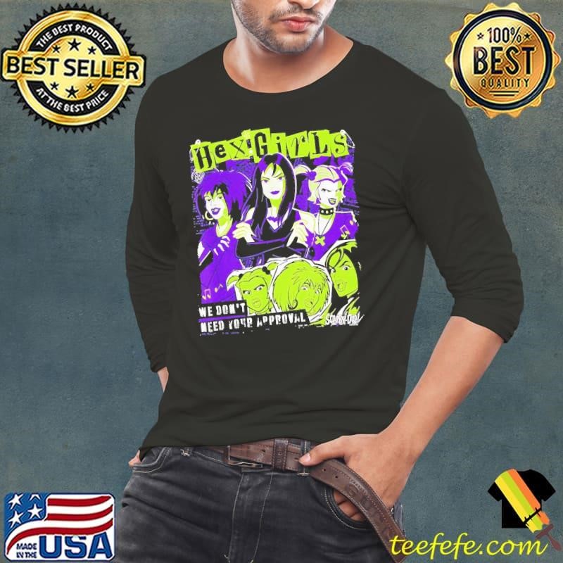 Scooby-Doo Hex Girls we don’t need your appoval Long Sleeve Tee