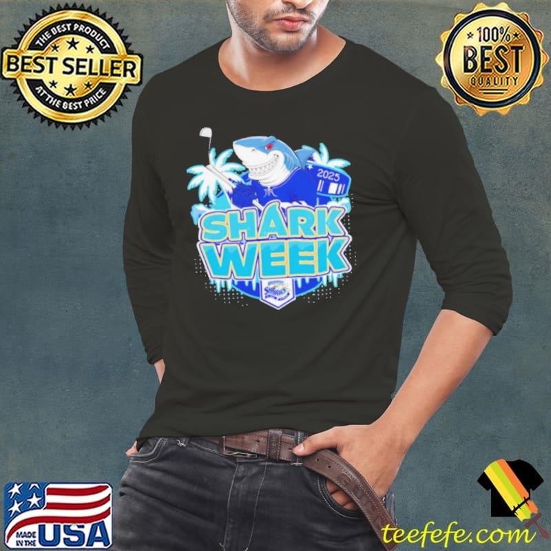 Sharks hockey Shark Week 2025 Long Sleeve Tee