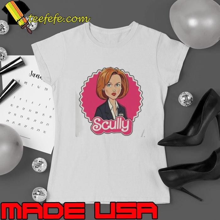 Skeptical Scully barbie theme Ladies tee