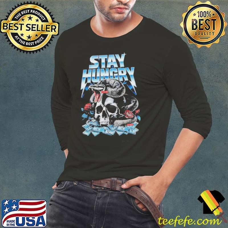 Stay Hungry Skull Snake Long Sleeve Tee