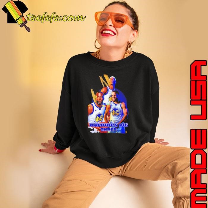 Stephen Curry Draymond Green and Jimmy Butler Golden State Warriors big three Sweatshirt