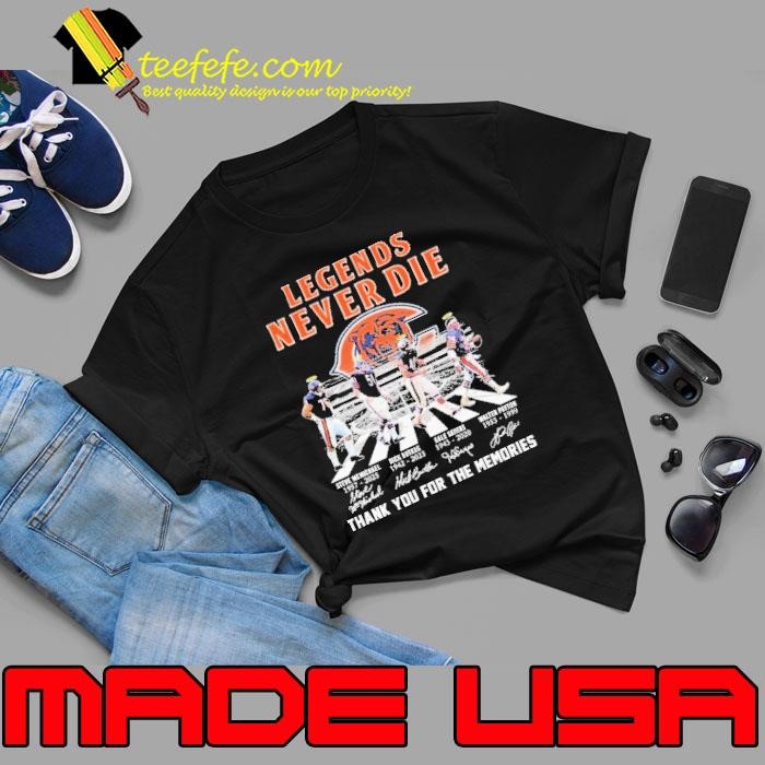 Steve Mcmichael Dick Butkus Legends Never Die Thank You For The Memories Road Abbey Signatures Unisex