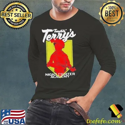 Terrible Terry night fighter academy cartoon shirt