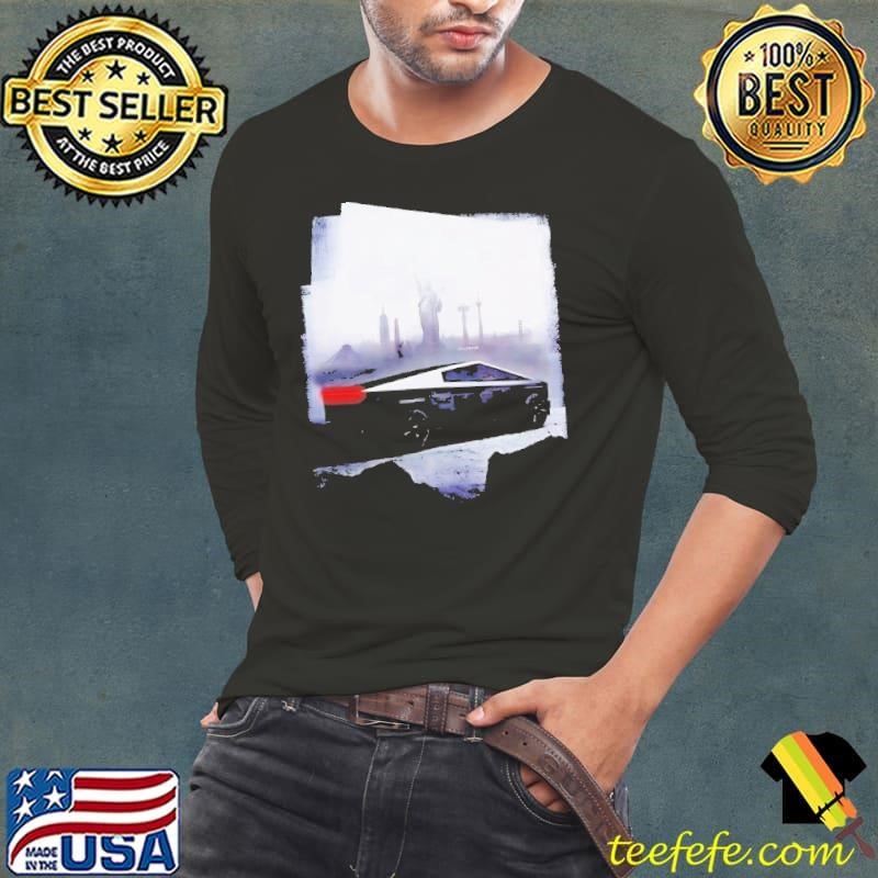 Tesla Cybertruck Landmark Long Sleeve Tee