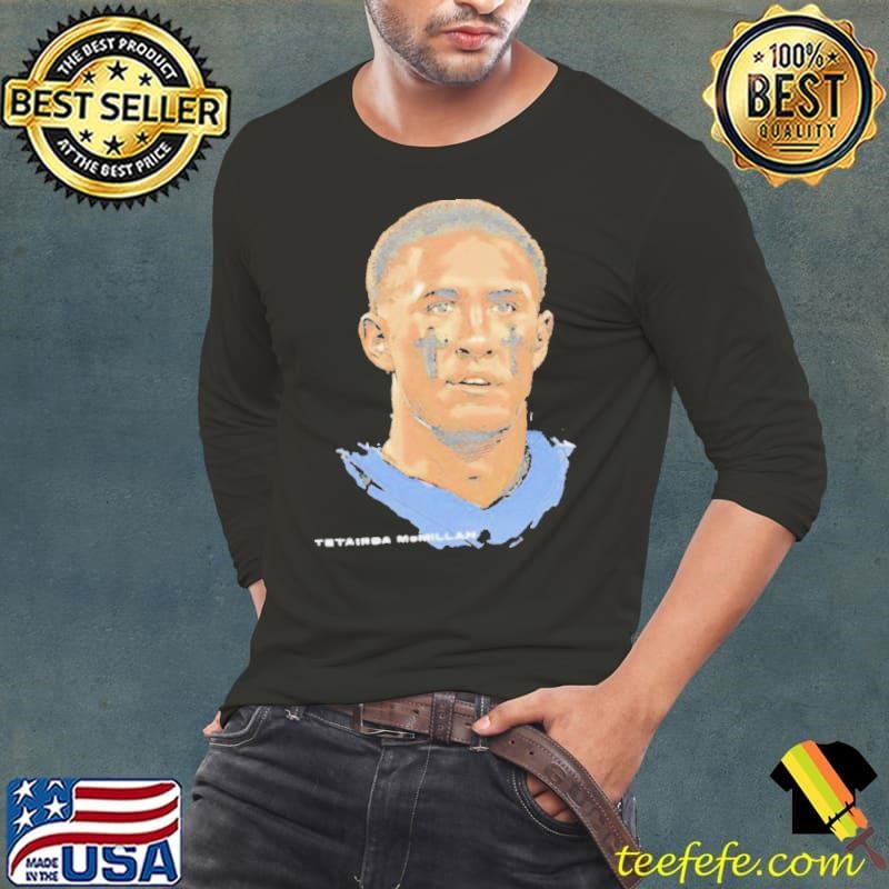 Tetairoa McMillan Carolina Panthers Portrait Long Sleeve Tee