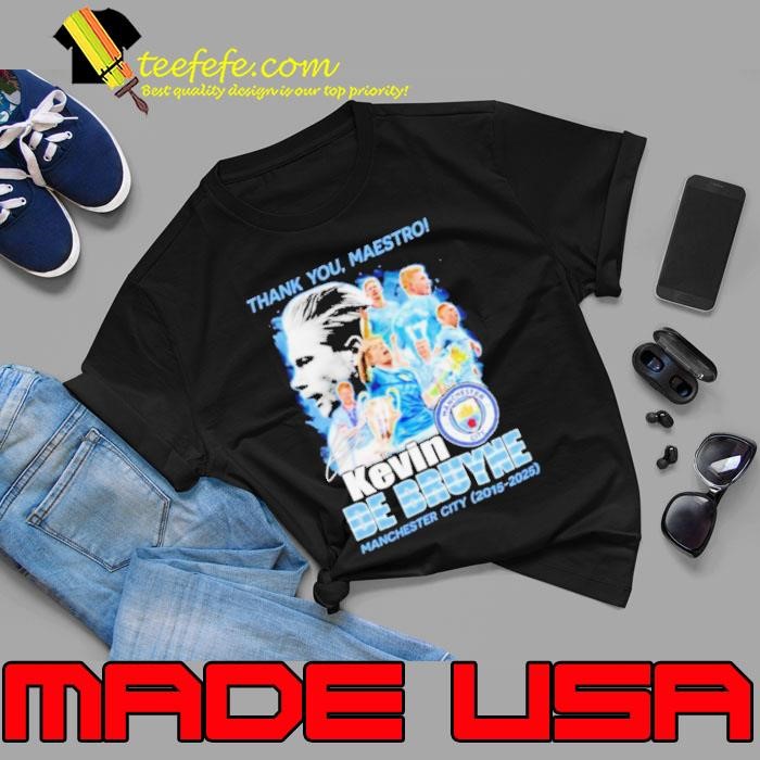 Thank you maestro Kevin De Bruyne Manchester City 2015 2025 Unisex