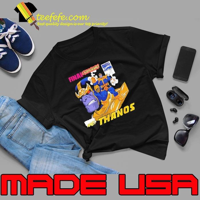 Thanos Final Confrontation Marvel Comics retro Unisex