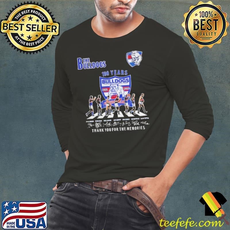 The Bulldogs Footscray Football Club 100 years Abbey Road signatures shirt