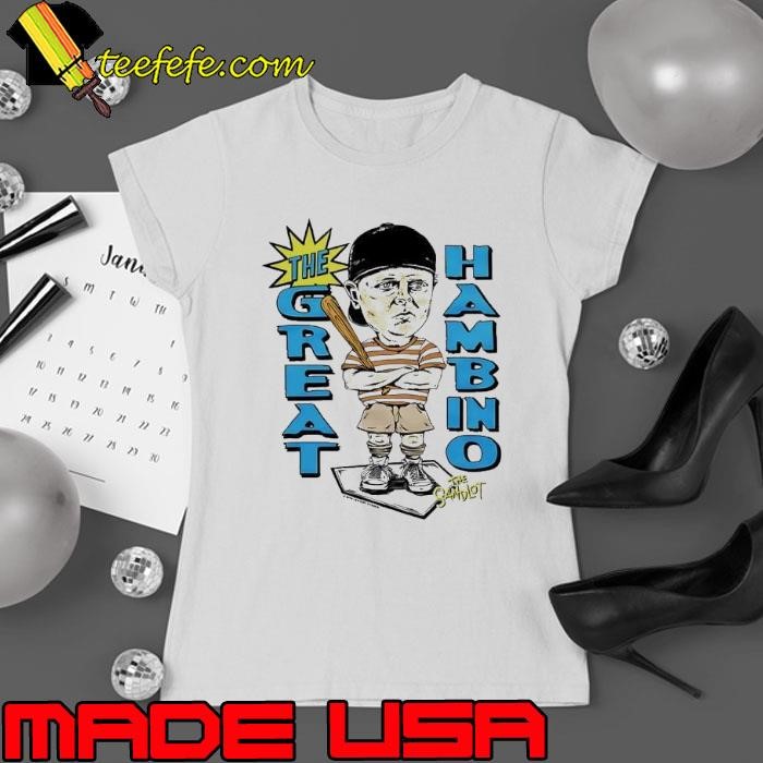 The Sandlot The Great Hambino baseball Ladies tee
