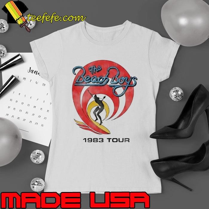 The beach boys 1983 tour Ladies tee