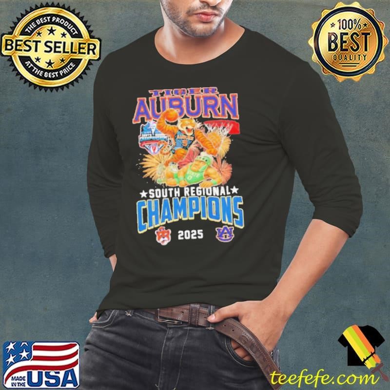 Tiger Auburn South Regional Champions 2025 mascot shirt