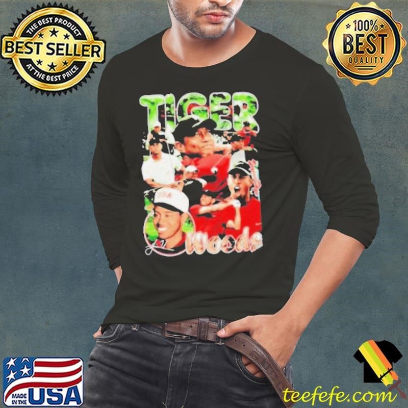 Tiger Woods golfer PGA tour signature shirt