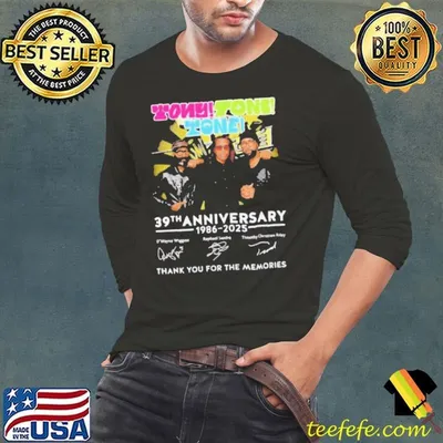 Tony Toni Tone 39th anniversary 1986 2025 thank you for the memories signature shirt
