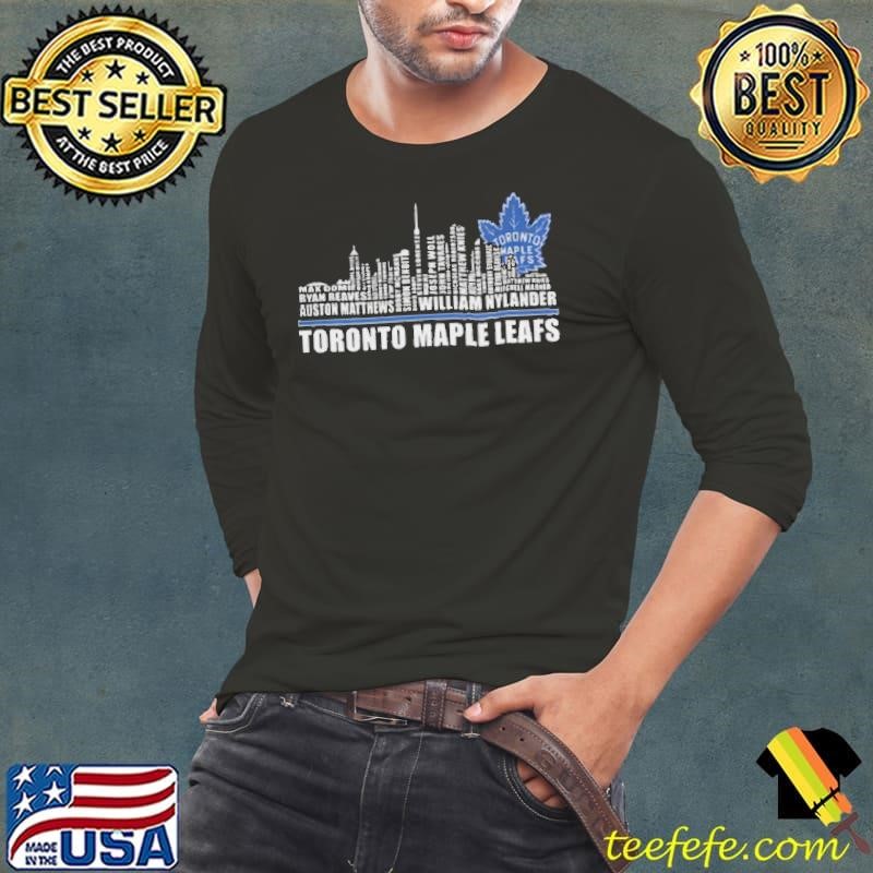 Toronto Maple Leafs Fans 2025 Hockey team skyline NHL shirt