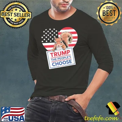 Trump The People s Choose Stars Heart American Flag Shirt