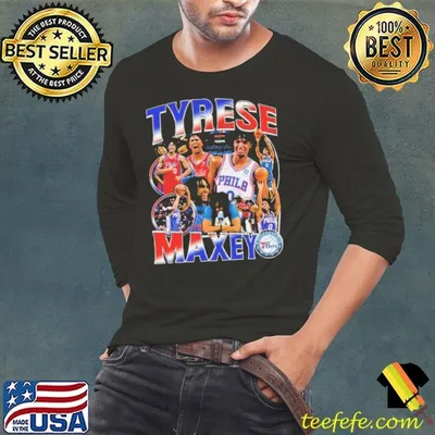 Tyrese Maxey American professional basketball player T-Shirt
