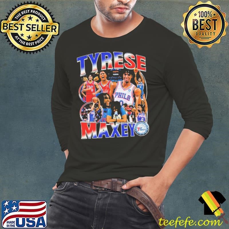 Tyrese Maxey American professional basketball player Long Sleeve Tee