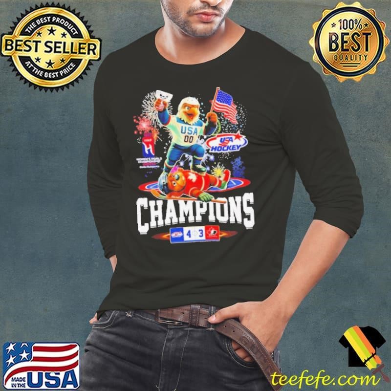 USA hockey 2025 IIHF Women’s World Championship Champions mascot shirt