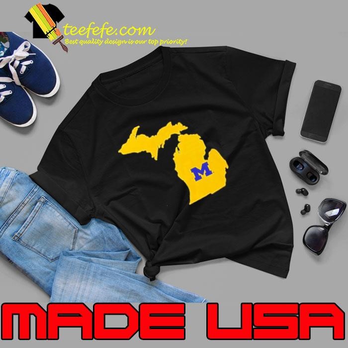 University Of Michigan State Outline Unisex