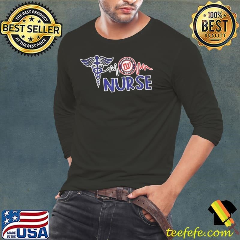 Washington Nationals nurse heartbeat shirt