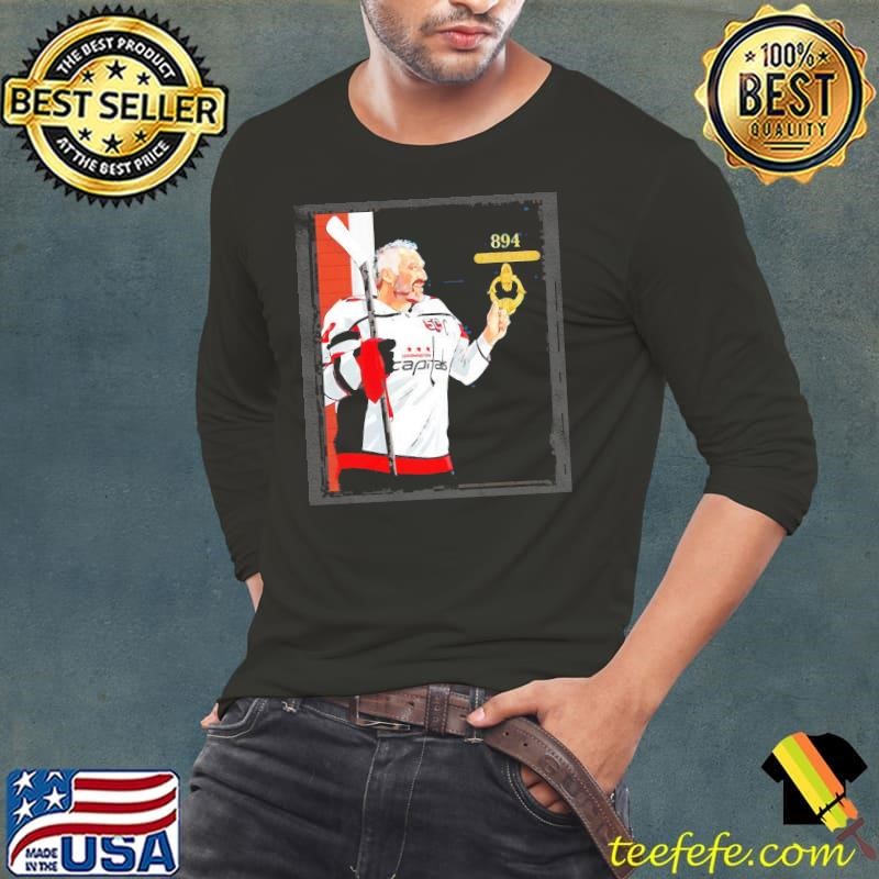 Wayne Gretzky 894 Washington Capitals NHL Long Sleeve Tee