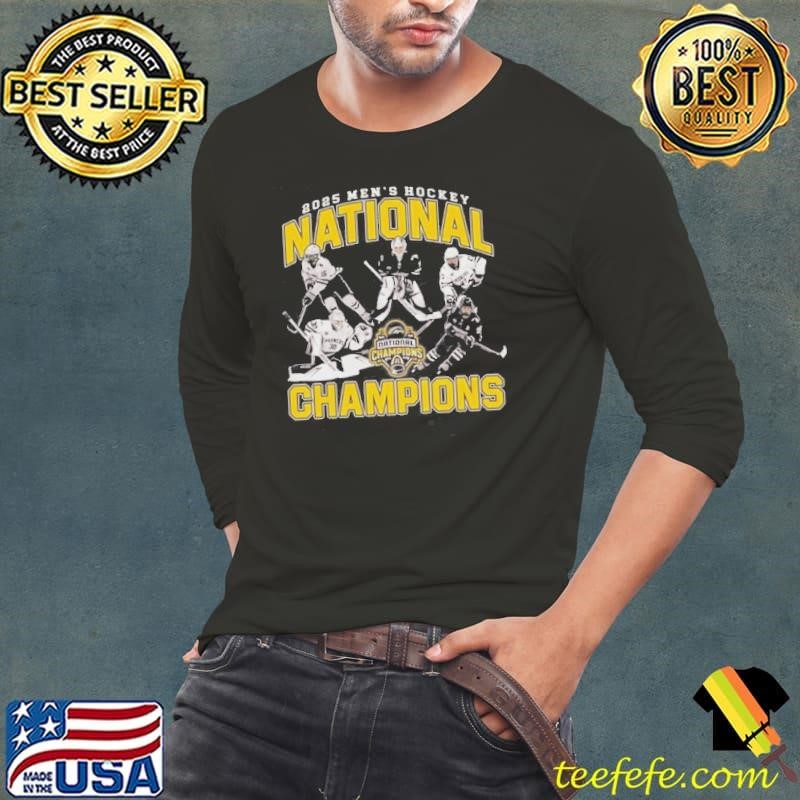 Western Michigan Broncos 2025 NCAA National Mens Hockey Champions Players Logo shirt